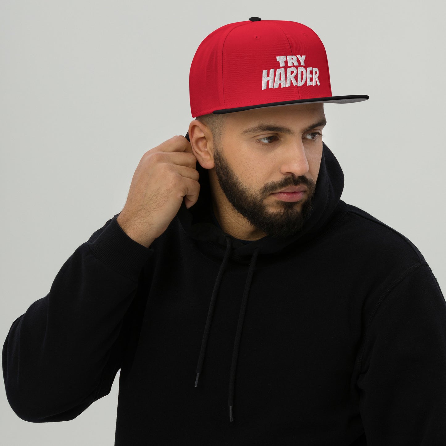 TRY HARDER - Snapback Hat