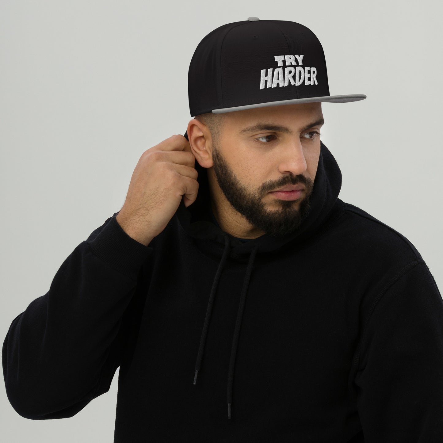 TRY HARDER - Snapback Hat