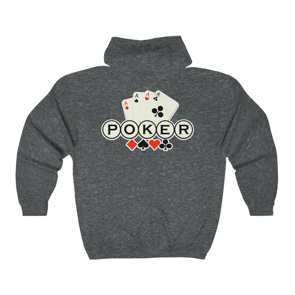 Poker Aces - Full Zip Women's Hoodie