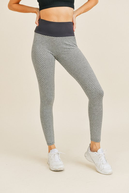 Textured Butt Lifting Active Leggings