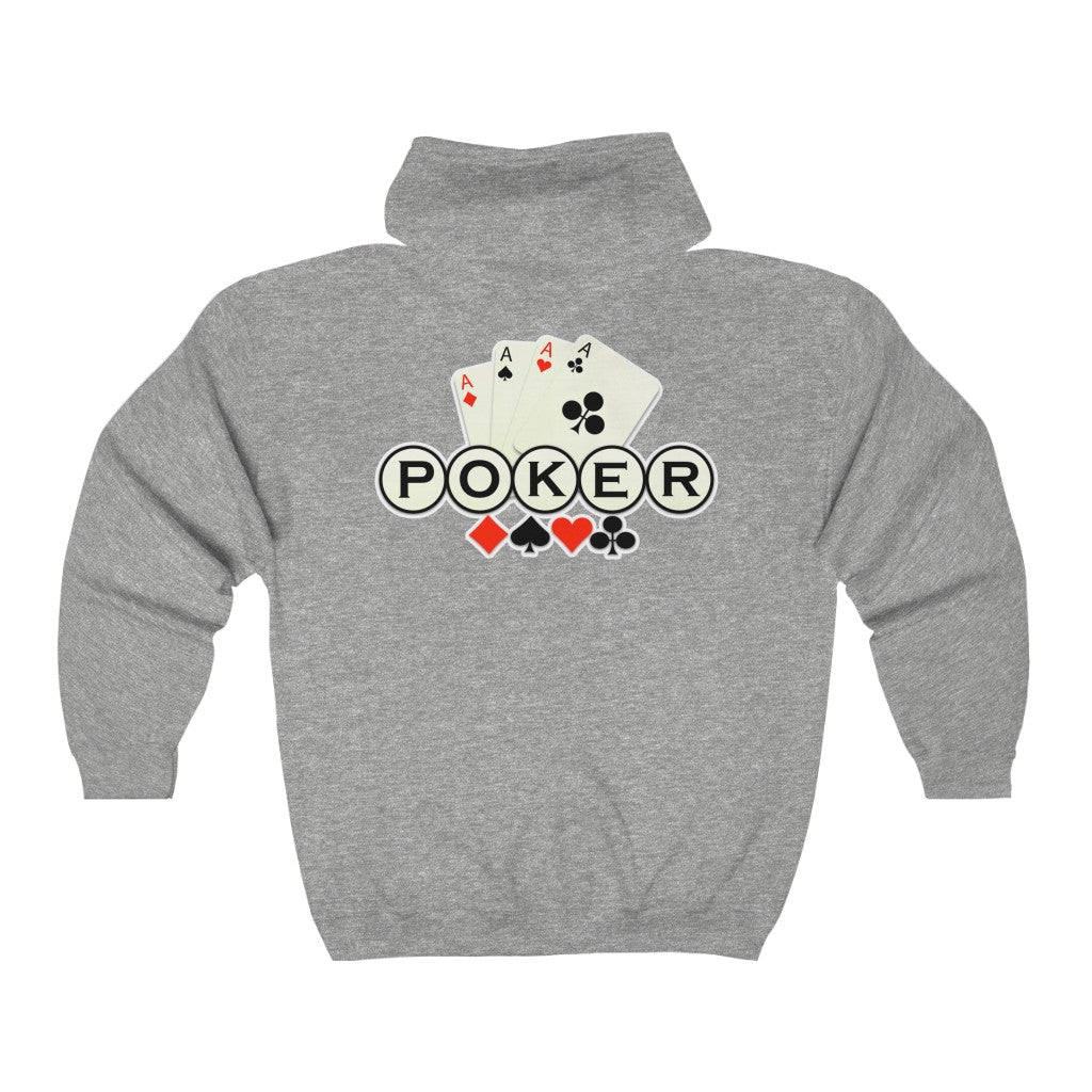 Poker Aces - Full Zip Women's Hoodie
