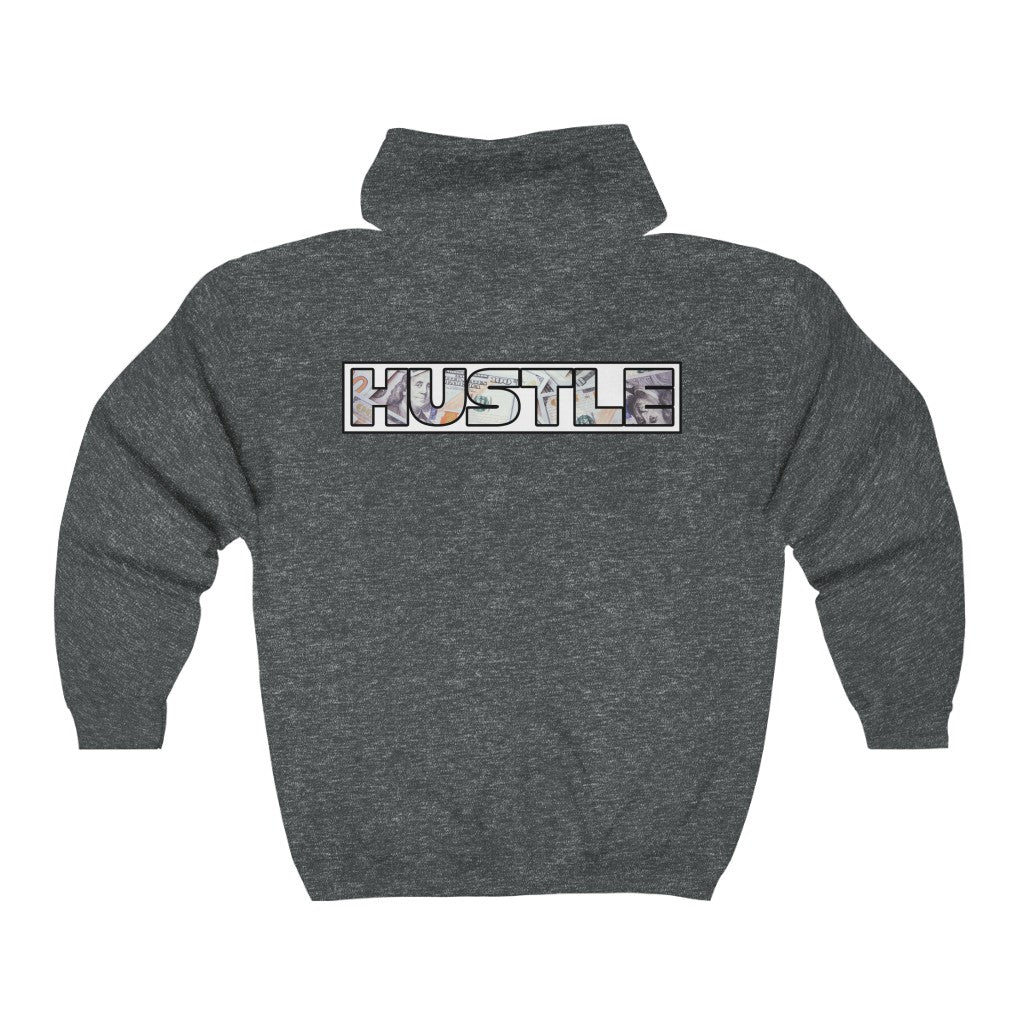 HUSTLE - Full Zip Women's Hoodie