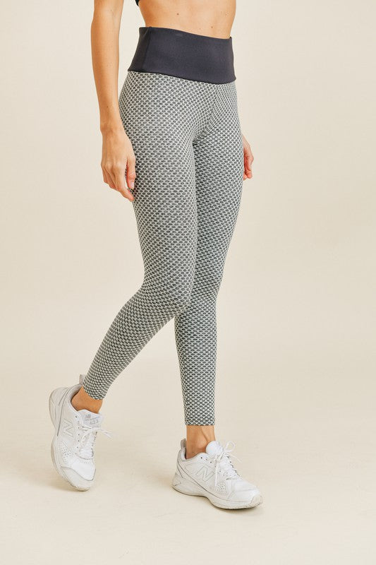 Textured Butt Lifting Active Leggings