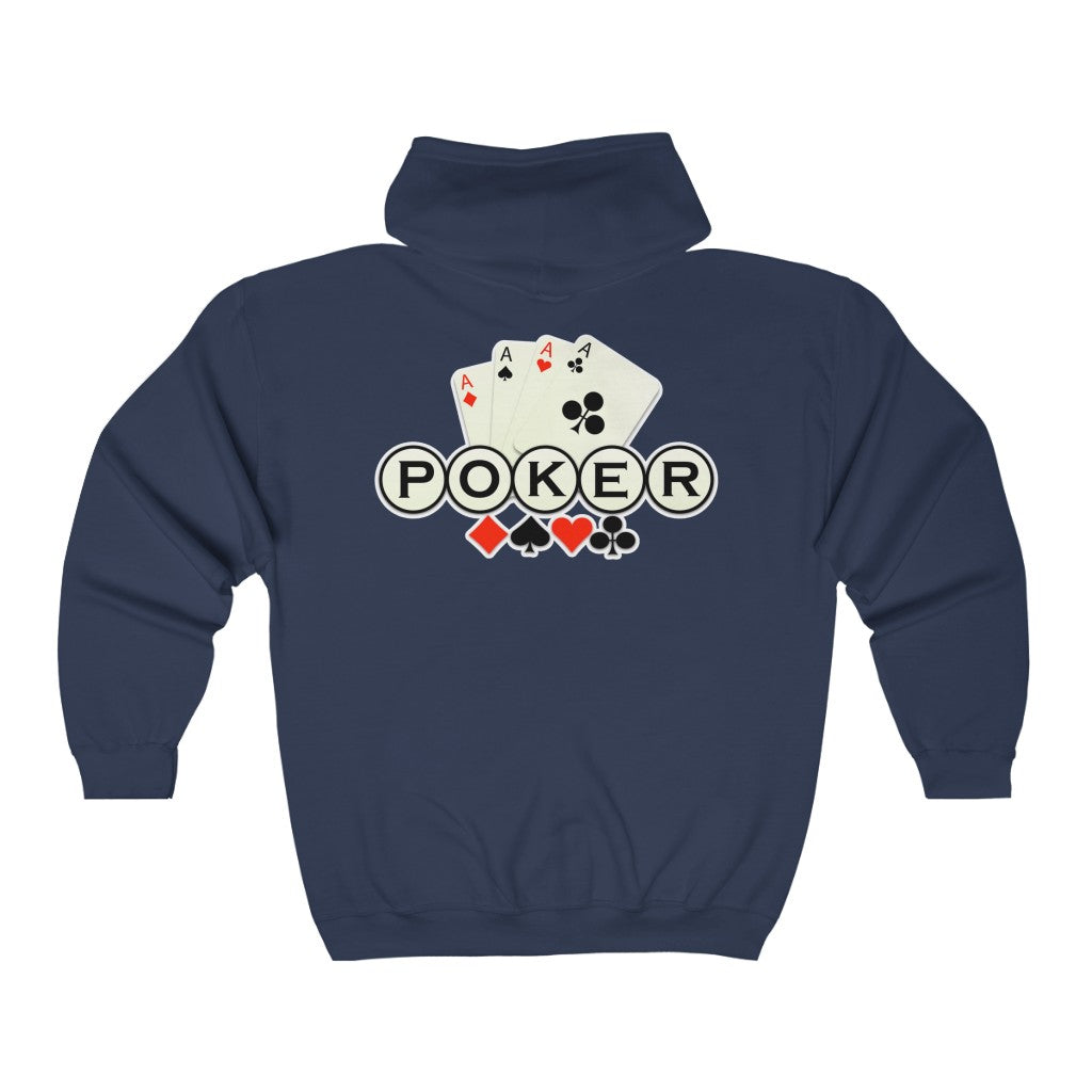 Poker Aces - Full Zip Women's Hoodie