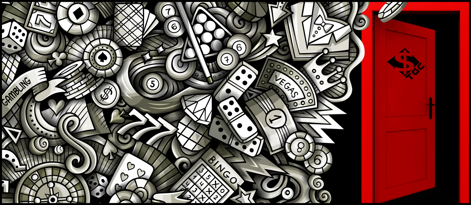 The door into The Gamblers Closet