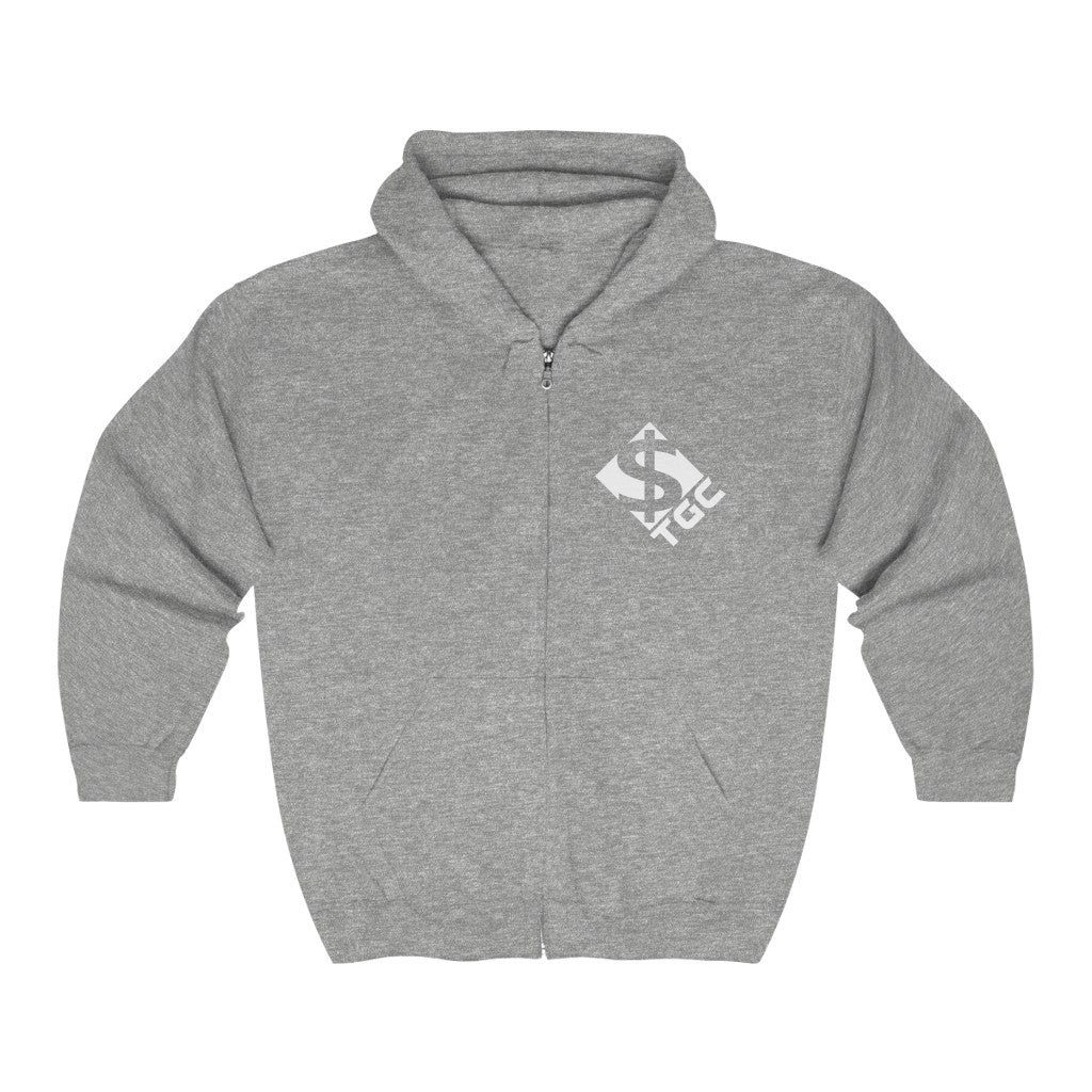 Poker Spade - Full Zip Hooded Sweatshirt