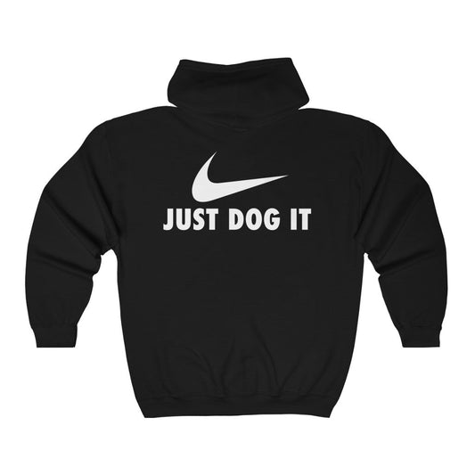 Just Dog It - Full Zip Women's Hoodie